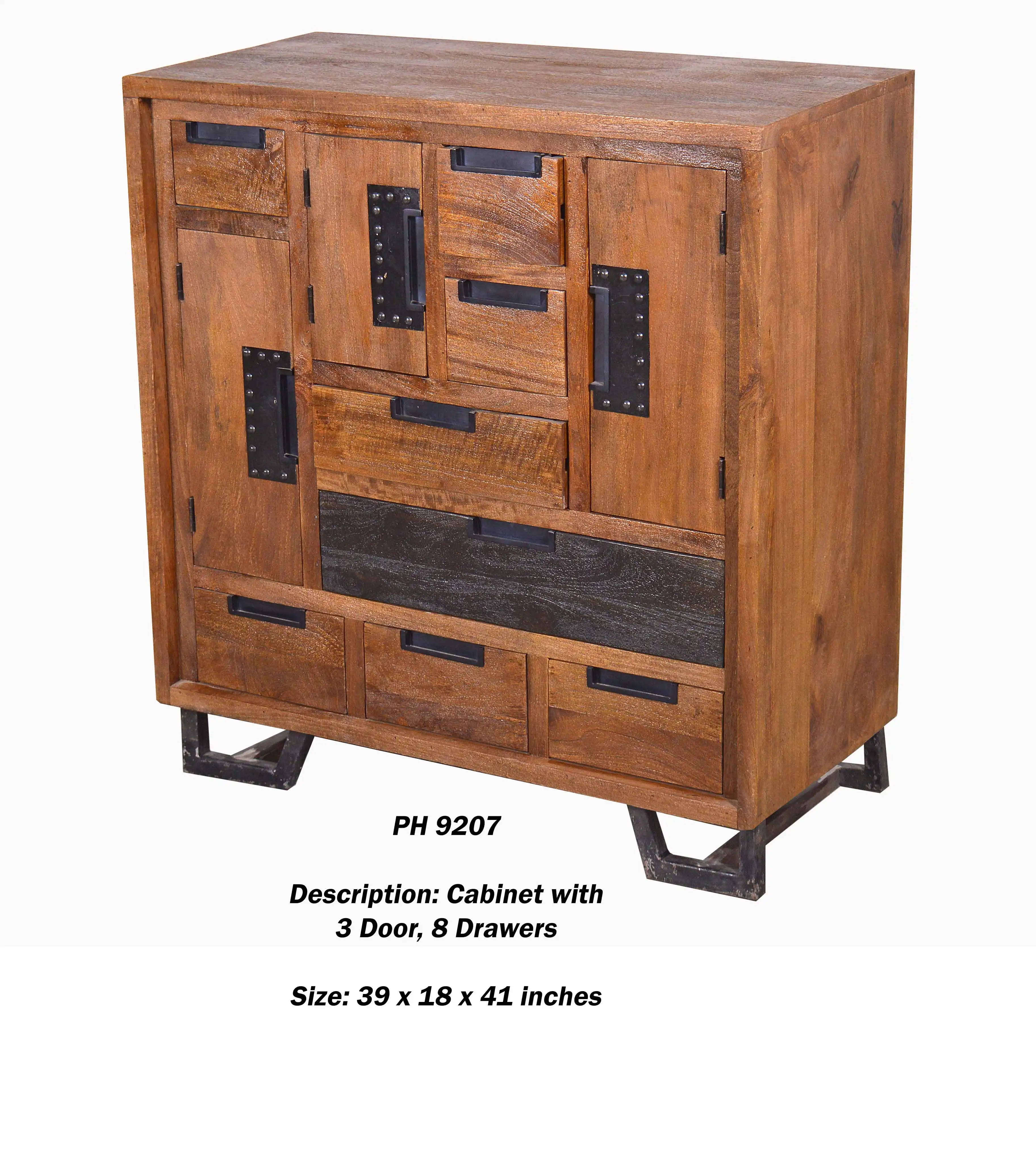 Cabinet with 3 Door, 8 Drawers
(KD) - popular handicrafts